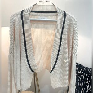 Oak & Fort Cropped Cardigan